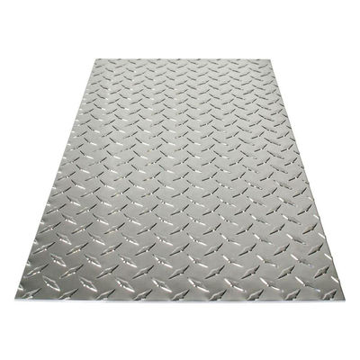 Metalen embossing 1050 1100 1070 Anti-slip aluminium checkplaat voor vloer