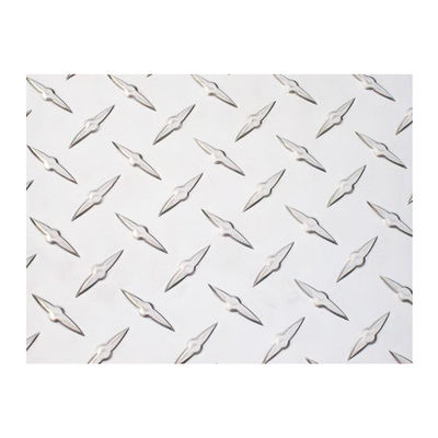 Aluminium diamanten plaat met kaarten 1100 3003 3105 5052 5083 Aluminium kaartenplaat