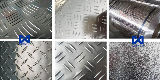 Anti-slip checker warmte-isolatie geanodiseerd stucwerk geïmprimeerd diamant aluminium plaat voor vloer