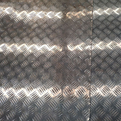 1050 1060 3003 Grote Kleine 5 Bar Diamanten Aluminium Trailer Flooring Gecontroleerd Plaat Voor Dek