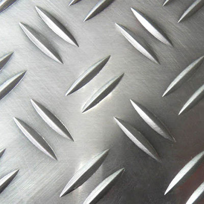 5052 5083 Zeeschipkwaliteit Gedrukt Checker Aluminium legering plaat Plaatplaat