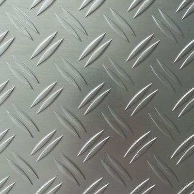 5052 5083 Zeeschipkwaliteit Gedrukt Checker Aluminium legering plaat Plaatplaat