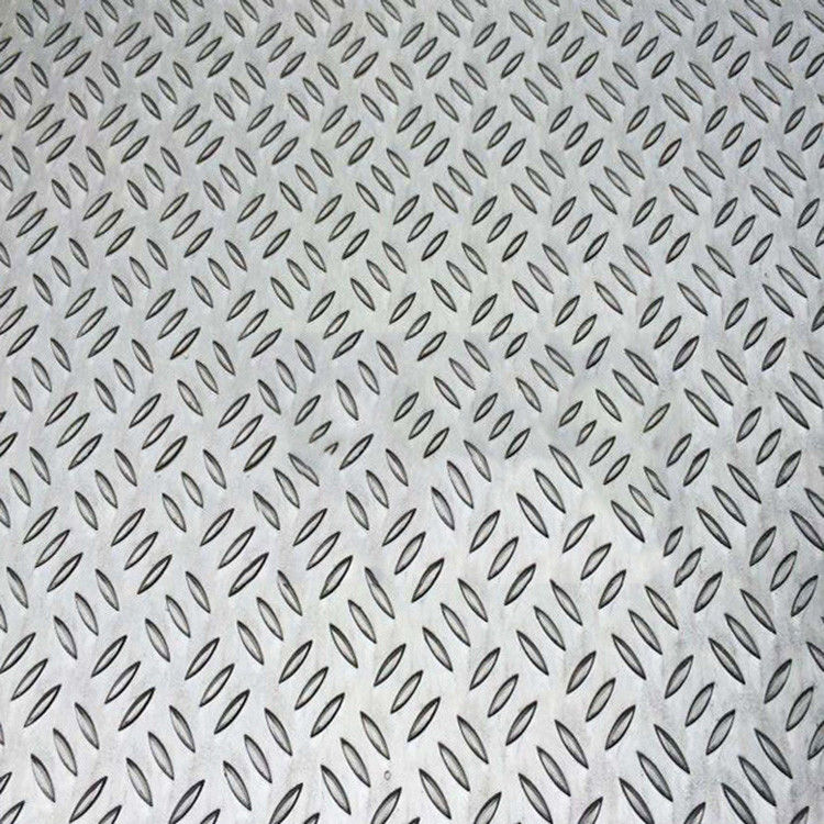 3003 5052 Brite loopvlak plaat geïmprimeerd diamant aluminium legering plaat vijf bar checker plaat voor gereedschapskist