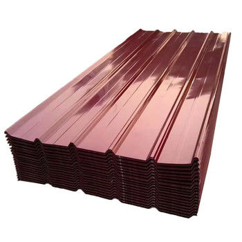 Aluminiumbedekte dakplaat Kleurbedekte golvende dakplaat Aluminiummetalen dakplaat